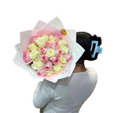 Ramo de rosas tono pastel