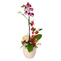 Orquidea ceramica beige