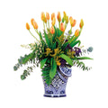 Tibor Talavera con Tulipanes