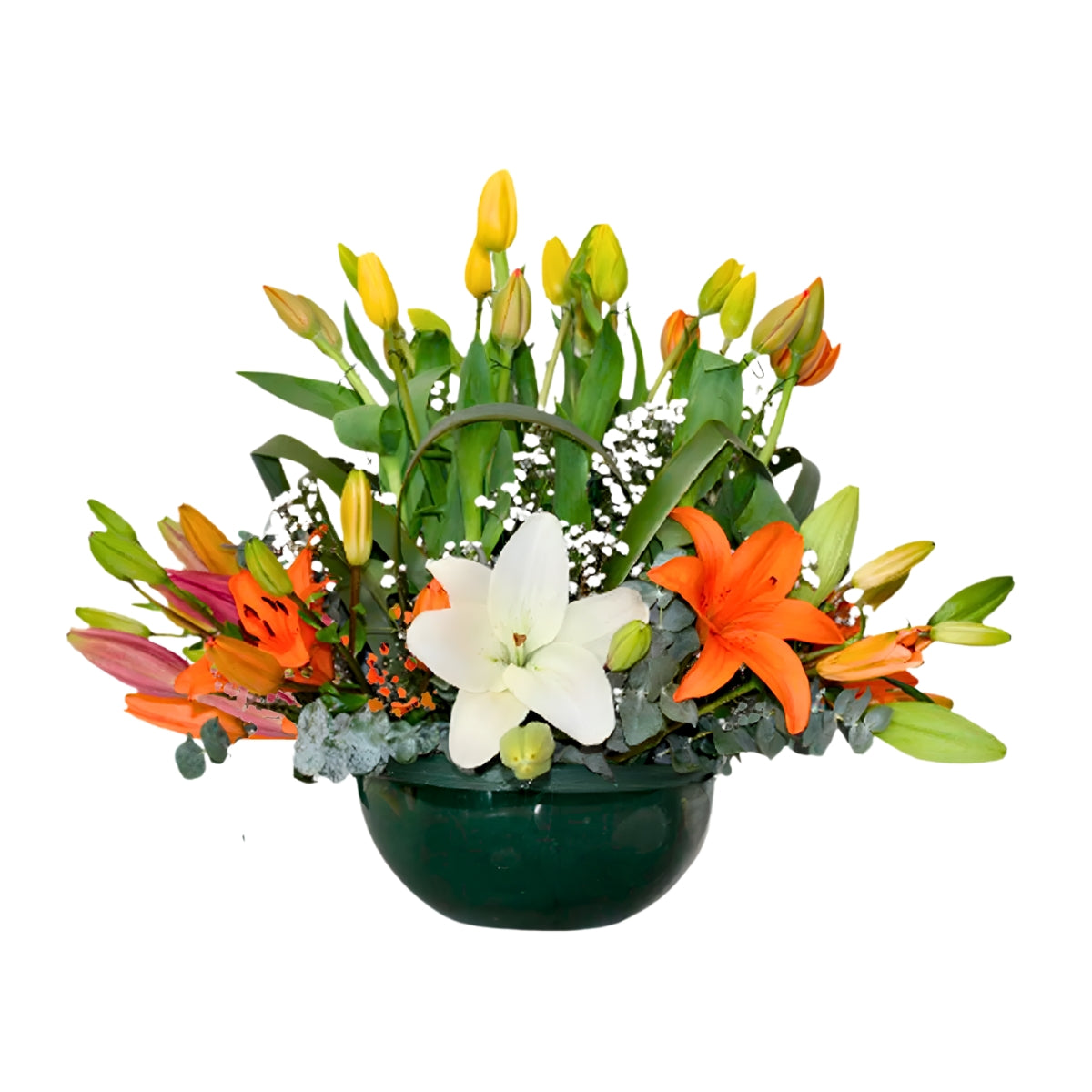 Bowl de Tulipanes y Lilis
