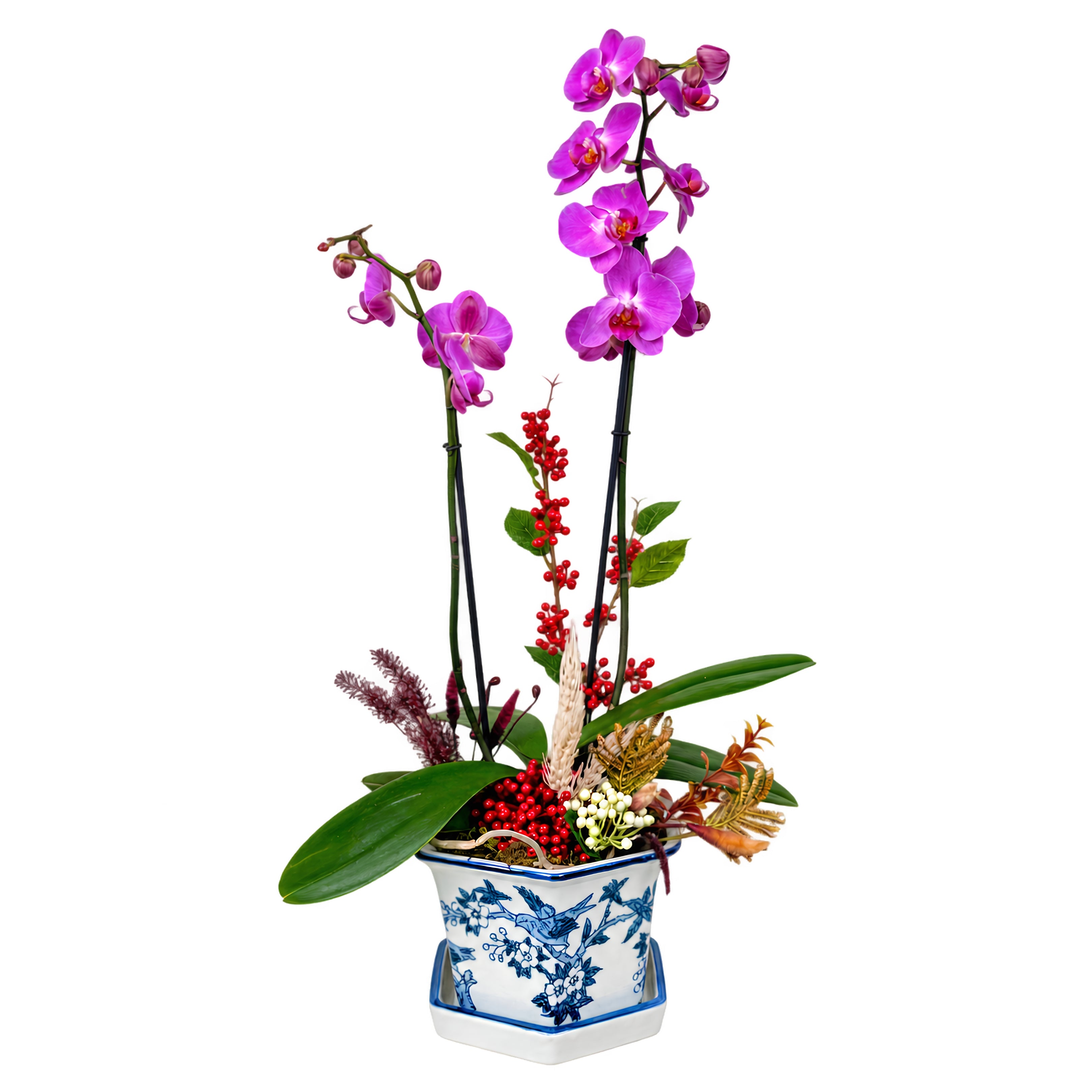 Orquidea cerámica japonesa