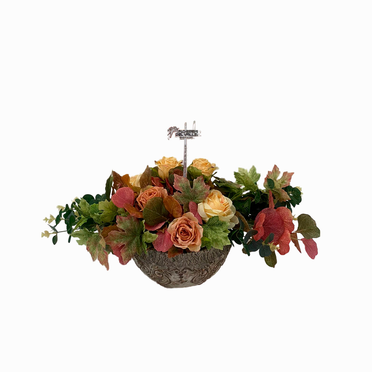 Centro de Mesa Otoñal en Cerámica