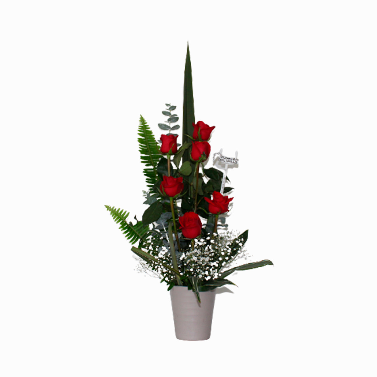 Cerámica Chica con Rosas