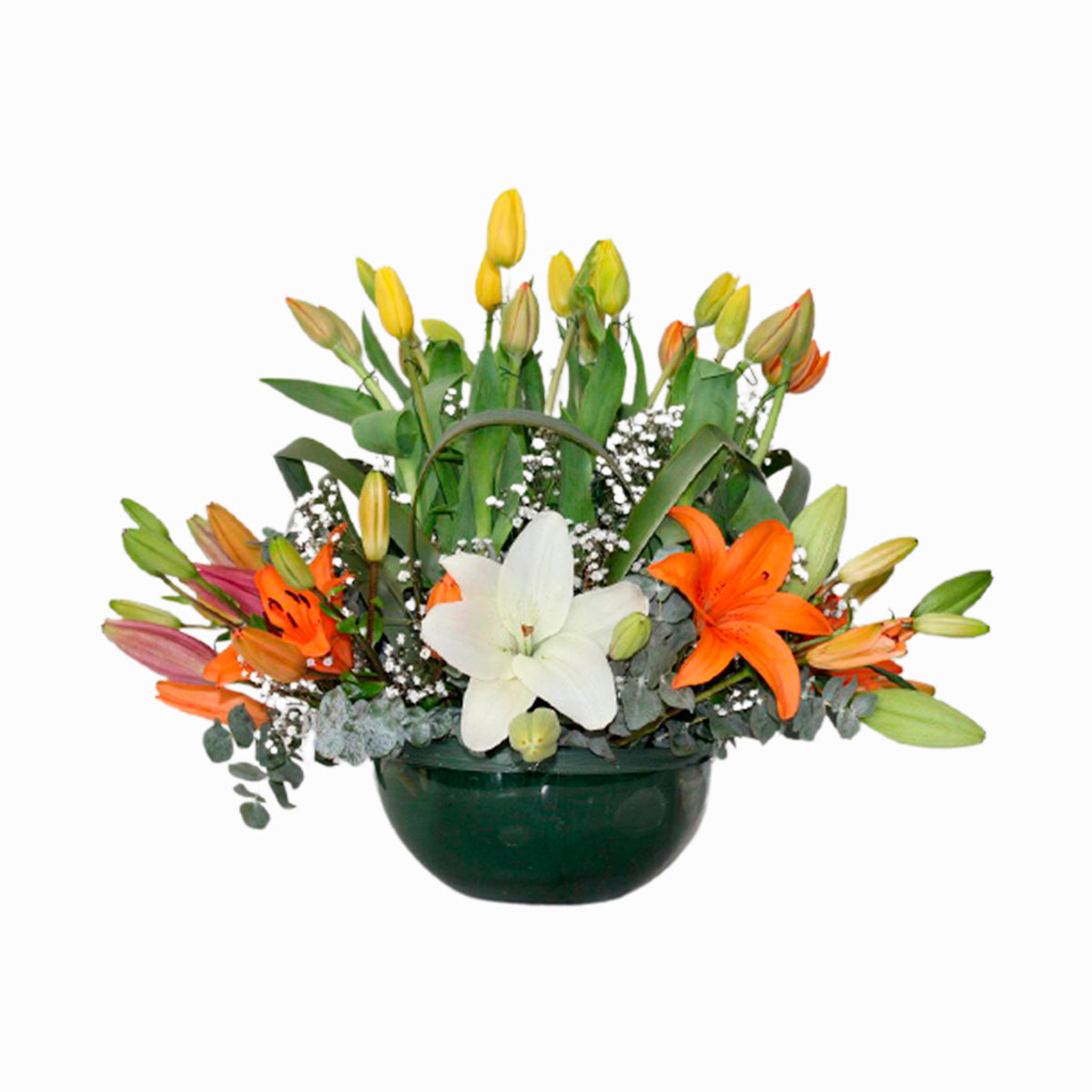 Bowl de Tulipanes y Lilis