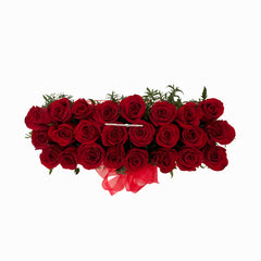 Jardinera con Rosas Rojas