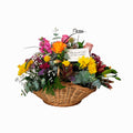 Canasta Mediana con Flores Mixtas